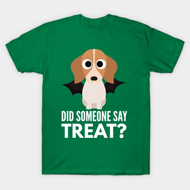 Beagle Halloween Trick or Treat T-Shirt by DoggyStyles